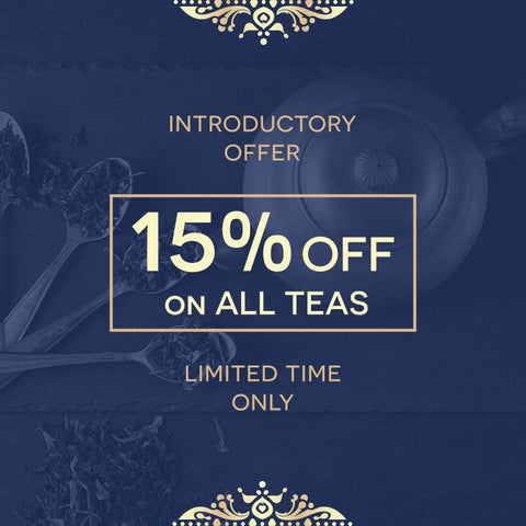 15% Off On All Teas
